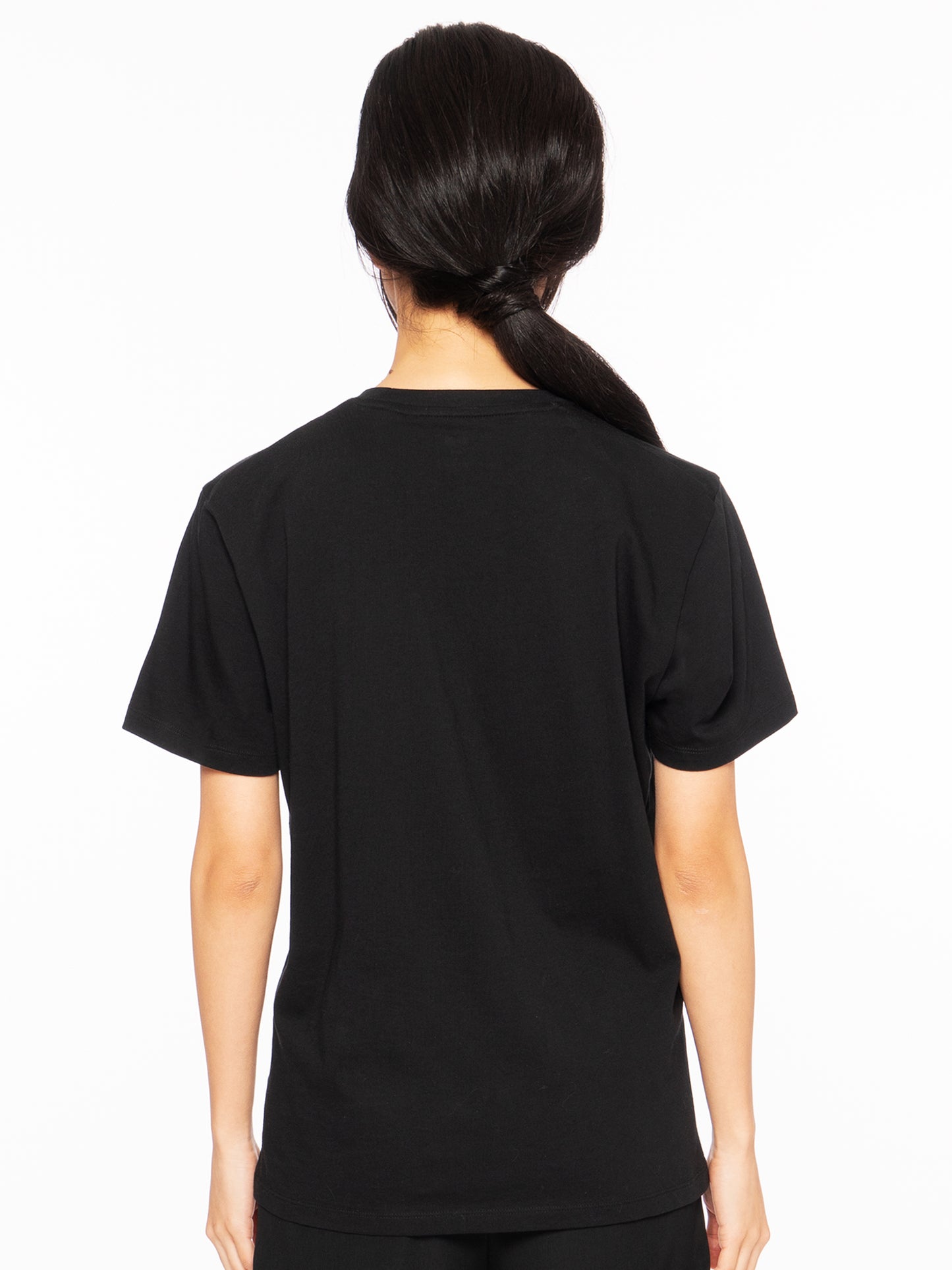 rosin studios black logo embroidered t shirt tee