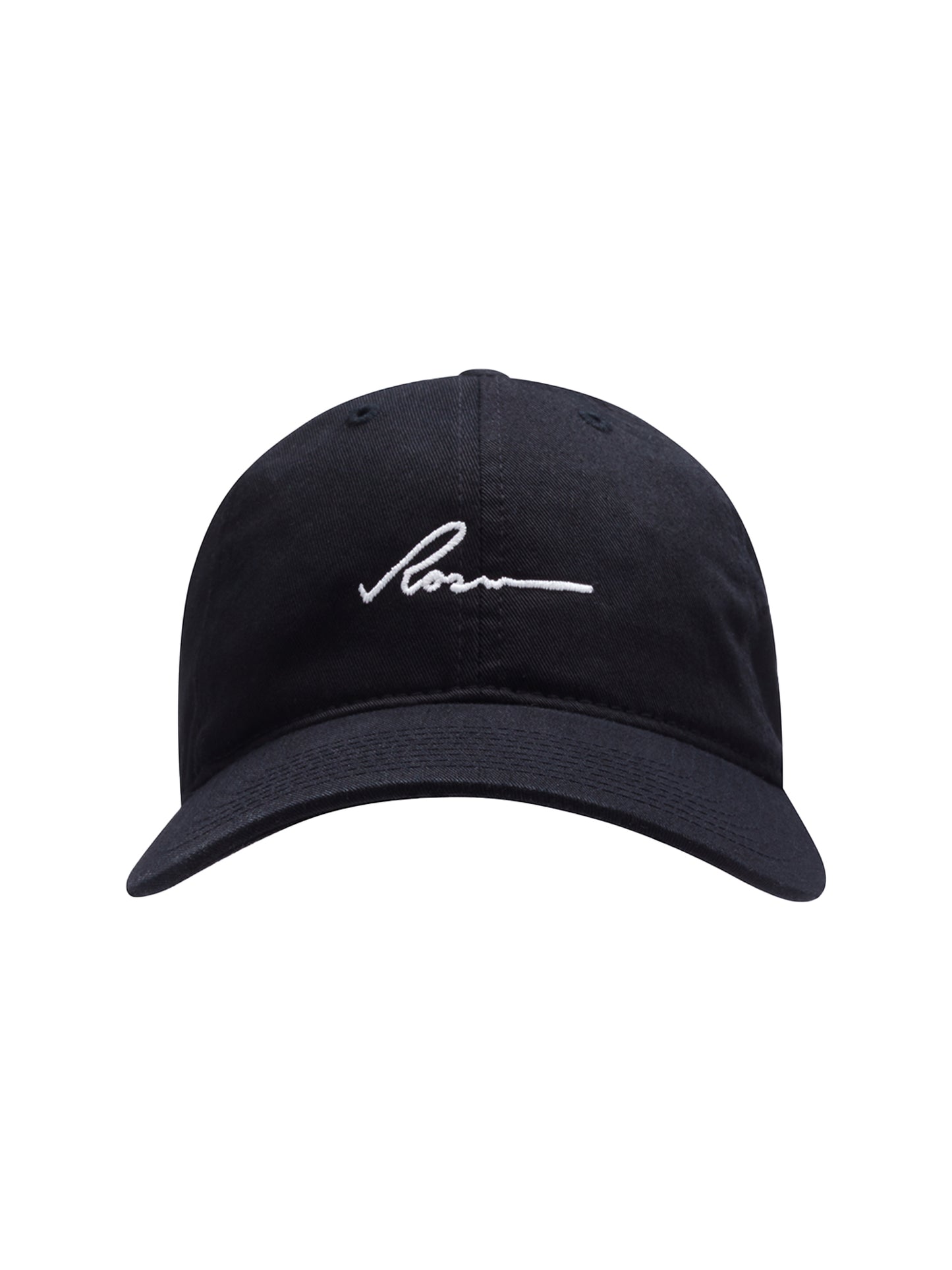 rosin studios logo embroidered dad hat baseball cap black