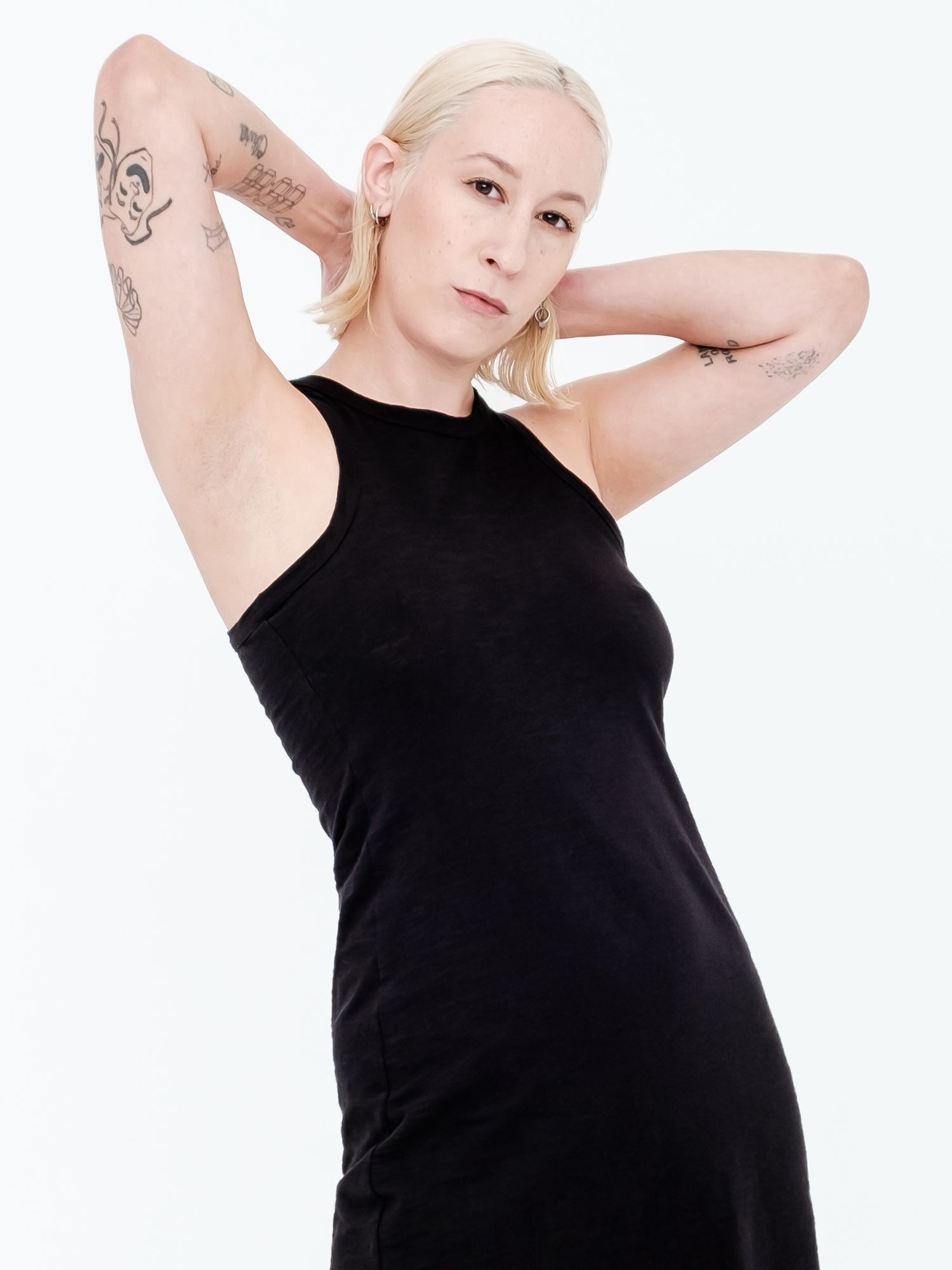 rowa asymmetric knit mini dress Rowa Asymmetric Knit Mini Dress