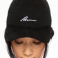 rosin studios logo embroidered dad hat baseball cap black