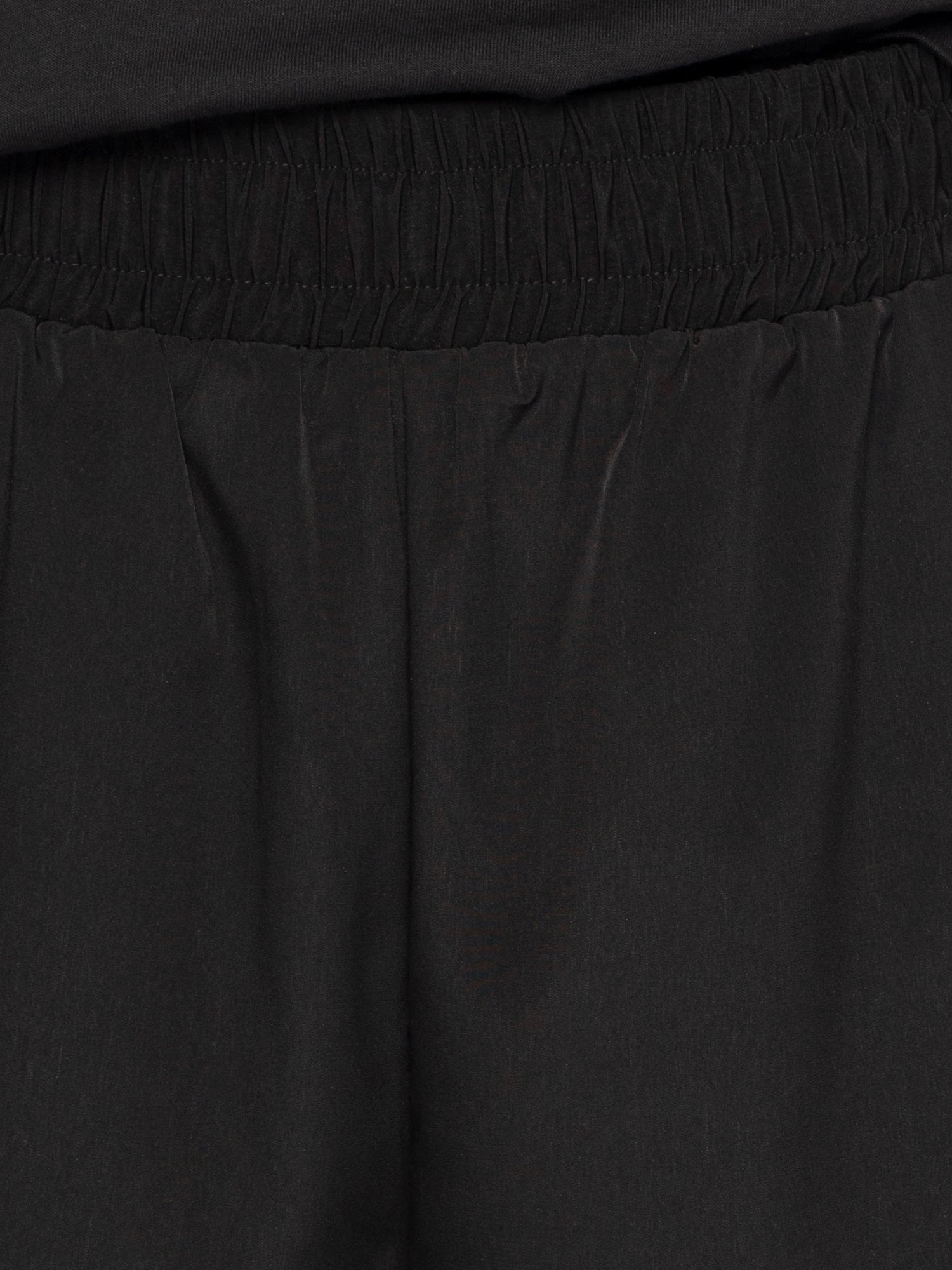 rosin studios black silky satin basketball short elastic waistband pockets